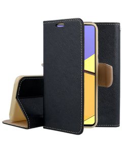 Tel1 Fancy Diary Case Θήκη Πορτοφόλι με δυνατότητα Stand Black / Gold (Samsung Galaxy A73 5G)