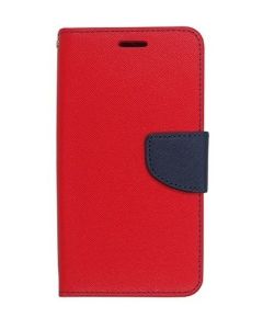 Tel1 Fancy Θήκη Πορτοφόλι με δυνατότητα Stand Red / Navy (Sony Xperia Z4)