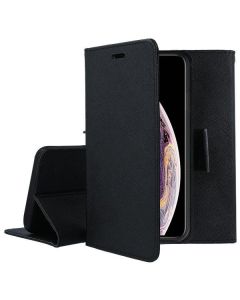 Tel1 Fancy Diary Case Θήκη Πορτοφόλι με δυνατότητα Stand Black (iPhone 11)