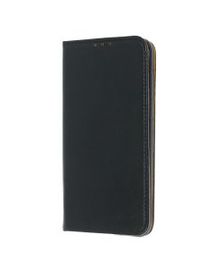 Tel1 Genuine Leather Wallet Case Stand Δερμάτινη Θήκη Πορτοφόλι - Μαύρη (Nokia 8 Sirocco)