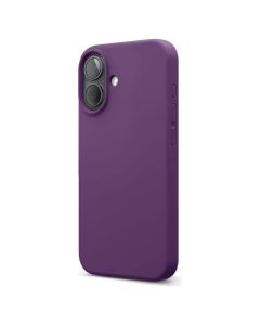 Silicone Lite Soft Touch Case Θήκη Σιλικόνης Plum (iPhone 16)