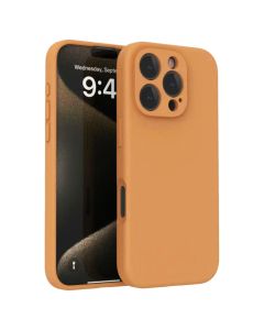 Silicone Lite Soft Touch Case Θήκη Σιλικόνης Caramel (iPhone 16 Pro)