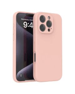 Silicone Lite Soft Touch Case Θήκη Σιλικόνης Rose (iPhone 16 Pro)