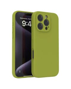 Silicone Lite Soft Touch Case Θήκη Σιλικόνης Olive (iPhone 16 Pro)