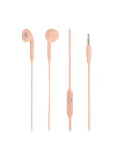 Tellur Fly In-Ear Headset Ακουστικά με Ενσωματωμένο Μικρόφωνο - Pink