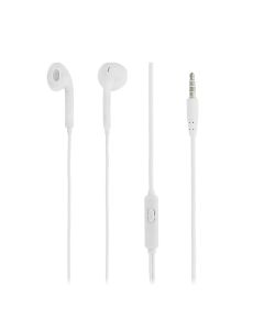 Tellur Fly In-Ear Headset Ακουστικά με Ενσωματωμένο Μικρόφωνο - White