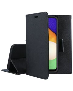 Tel1 Fancy Diary Case Θήκη Πορτοφόλι με δυνατότητα Stand Black (Samsung Galaxy A03s)