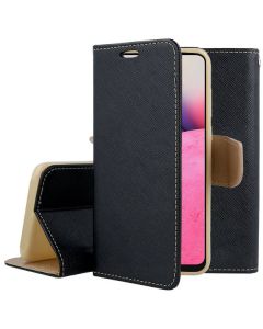 Tel1 Fancy Diary Case Θήκη Πορτοφόλι με δυνατότητα Stand Black / Gold (Samsung Galaxy A33 5G)