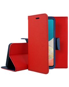 Tel1 Fancy Diary Case Θήκη Πορτοφόλι με δυνατότητα Stand Red / Navy (Samsung Galaxy A53 5G)