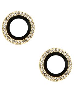 Hard Diamond Camera Lens Tempered Glass Prοtector Gold (iPhone 14 / 14 Plus / 16e / 17e) - MT81897