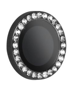 Hard Diamond Camera Lens Tempered Glass Prοtector Black (iPhone 17 Air)