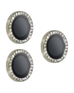 Hard Diamond Camera Lens Tempered Glass Prοtector Titanium (iPhone 17 Pro / 17 Pro Max)