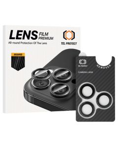 Tel Protect 3D Camera Lens Tempered Glass Prοtector Aramid (iPhone 14 Pro / 14 Pro Max)