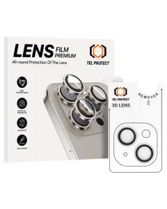 Tel Protect 3D Camera Lens Tempered Glass Prοtector Transparent (iPhone 14 / 14 Plus / 16e / 17e) - MT83744