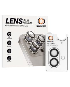 Tel Protect 3D Camera Lens Tempered Glass Prοtector Black (iPhone 17) - MT83729