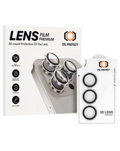Tel Protect 3D Camera Lens Tempered Glass Prοtector Transparent (Samsung Galaxy S23) - MT83720