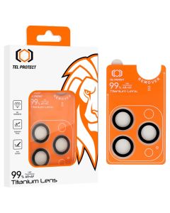 Tel Protect Titanium Camera Lens 99% AR Tempered Glass Prοtector Transparent (iPhone 13 Pro / 13 Pro Max) - MT83700