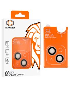 Tel Protect Titanium Camera Lens 99% AR Tempered Glass Prοtector Transparent (iPhone 13 / 13 Mini) - MT83701