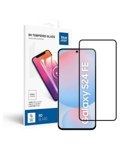 Blue Star Full Glue Full Face Case Friendly Black Αντιχαρακτικό Γυαλί 9H Tempered Glass (Samsung Galaxy S24 FE)