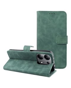 Forcell Tender Wallet Case Θήκη Πορτοφόλι με Δυνατότητα Stand - Green (Xiaomi Redmi Note 13 4G)