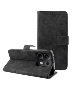 Forcell Tender Wallet Case Θήκη Πορτοφόλι με Δυνατότητα Stand - Black (Xiaomi Redmi Note 13 5G)