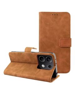 Forcell Tender Wallet Case Θήκη Πορτοφόλι με Δυνατότητα Stand - Brown (Xiaomi Redmi Note 13 5G)
