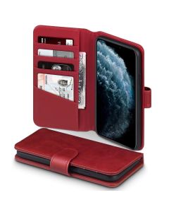 Terrapin Δερμάτινη Θήκη Πορτοφόλι Wallet Case (117-129-005) Κόκκινο (iPhone 11 Pro)