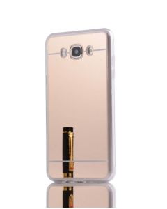 Forcell Mirror Slim Fit Gel Case Θήκη Σιλικόνης Gold (Samsung Galaxy J1 II 2016)
