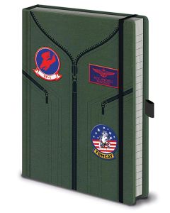 Top Gun (Flight Suit) Premium A5 Notebook Σημειωματάριο Ριγέ