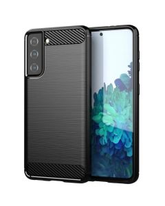 TPU Carbon Rugged Armor Case Ανθεκτική Θήκη Black (Samsung Galaxy S21 Plus 5G)