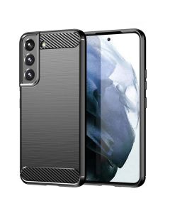 TPU Carbon Rugged Armor Case Ανθεκτική Θήκη Black (Samsung Galaxy S22 Plus 5G)