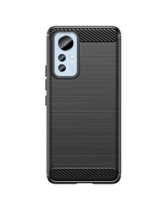 TPU Carbon Rugged Armor Case Ανθεκτική Θήκη Black (Xiaomi 12 Lite)