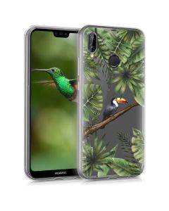KWmobile Slim Fit Gel Case Jungle Toucan (44889.08) Θήκη Σιλικόνης (Huawei P20 Lite)