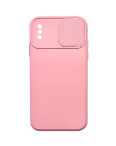 TPU Cover with Camshield Θήκη με Κάλυμμα Κάμερας - Light Pink (iPhone X / Xs)