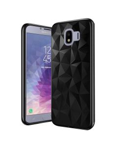 Forcell Air Prism 3D Pattern Flexible Θήκη Σιλικόνης Black (Samsung Galaxy J4 2018)