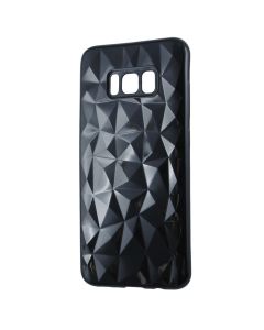 Forcell Air Prism 3D Pattern Flexible Θήκη Σιλικόνης Black (Samsung Galaxy S8 Plus)