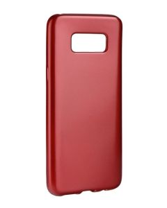 TPU Jelly Matte Slim Fit Case Θήκη Gel Red (Samsung Galaxy S8)