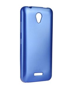 TPU Jelly Matte Slim Fit Case Θήκη Gel Blue (Lenovo Vibe B)