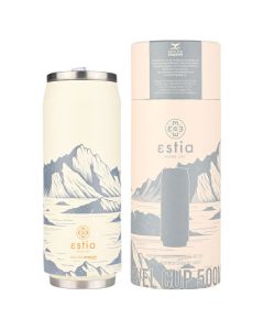 Estia Travel Cup Save The Aegean Stainless Steel 500ml Ισοθερμικό Ποτήρι - Alpine Essence