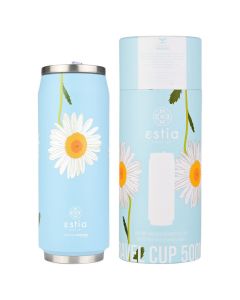 Estia Travel Cup Save The Aegean Stainless Steel 500ml Ισοθερμικό Ποτήρι - Dreamy Sky