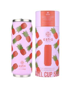 Estia Travel Cup Save The Aegean Stainless Steel 500ml Ισοθερμικό Ποτήρι - Tropic Tango