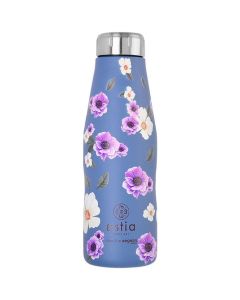Estia Travel Flask Save The Aegean (01-16654) Stainless Steel Bottle 500ml Θερμός - Garden Blue
