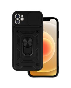 Camera Slide Hard Case Σκληρή Θήκη με Κάλυμμα Κάμερας - Black (iPhone 11)