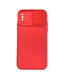 TPU Cover with Camshield Θήκη με Κάλυμμα Κάμερας - Red (iPhone X / Xs)