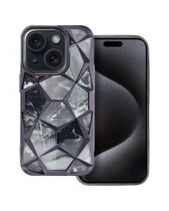 TWINKI Hybrid Dual Marble Case Θήκη Black (iPhone 11)