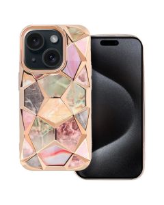 TWINKI Hybrid Dual Marble Case Θήκη Gold (iPhone 11)