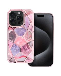 TWINKI Hybrid Dual Marble Case Θήκη Pink (iPhone 11 Pro)