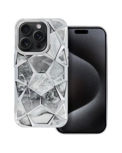 TWINKI Hybrid Dual Marble Case Θήκη Silver (iPhone 11 Pro)