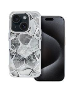 TWINKI Hybrid Dual Marble Case Θήκη Silver (iPhone 11)