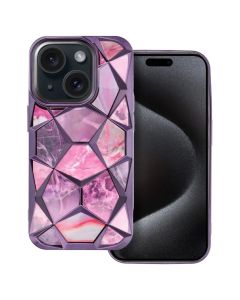 TWINKI Hybrid Dual Marble Case Θήκη Violet (iPhone 11)